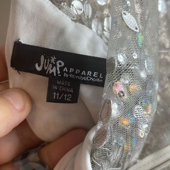 PROM Beaded sparkly beaded gown  wedding formal size 11/12 NWOT - Picture 9 of 12